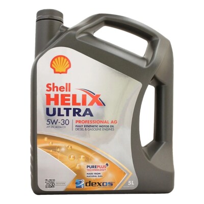 Shell Helix Ultra Pro AG 5W30 5 Lt Partiküllü Motor Yağı