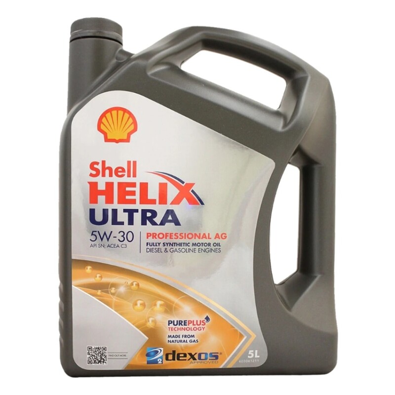 Shell Helix Ultra Pro AG 5W30 5 Lt Partiküllü Motor Yağı